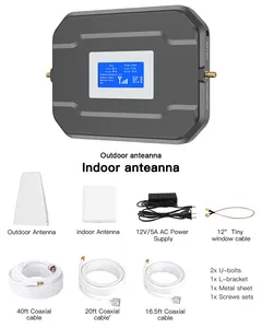 2024 Improved Cell Phone Signal Booster On Band 2/4/5/12/13/17/25/66 For 5G 4Gwifi Extender Signal Booster