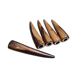 Pipa de Fumar de Madera de Estilo Clásico Hecha a Mano por Artesanos - Reutilizable, Ecológica y Duradera - Product Image 5