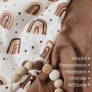 Sábana de <span class=keywords><strong>cuna</strong></span> de bebé de algodón de muselina 100%, Mini forro de <span class=keywords><strong>cuna</strong></span> suave <span class=keywords><strong>para</strong></span> 3 uds, ropa de cama <span class=keywords><strong>para</strong></span> niños - Product Image 6