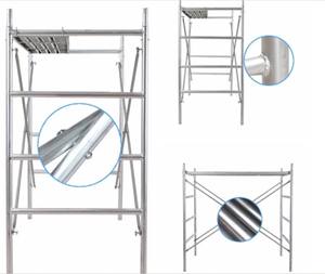 Échafaudage à cadre pour escaliers, échafaudage à cadre en H pour coffrage, échafaudage à cadre pliable, échafaudage portable - Product Image 3