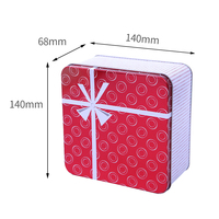 Fabricants de boîtes de rangement en fer blanc personnalisées Boîte métallique en métal pour biscuits de Noël Boîte en fer blanc pour biscuits, gâteaux