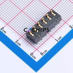 06H436050 Blade/Spring Contact Battery Connector SMD,P=3mm Connector - Product Image 1