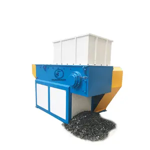 Plastic square oil drum barrels single shredding cutting machine