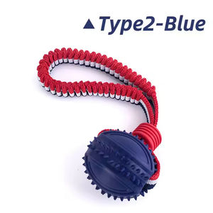 Juguete Interactivo para Perros de Todos los Tamaños, Diseño de Hueso, Resistente a la Mordida, Pelota de PVC y Nailon con Nudo de Algodón para Uso en Interiores y Exteriores - Product Image 5