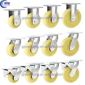 Pengxing — roulettes de roulettes pivotantes en Nylon/pp de 6 pouces, pour établi de travail, avec frein de verrouillage, 150 mm - Product Image 5