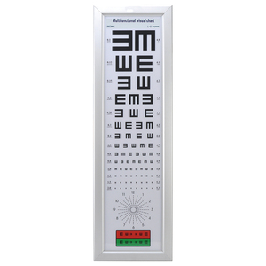 Equipamento de optometria Snellen E-Chart de acuidade <span class=keywords><strong>visual</strong></span> para instrumentos de óptica de avaliação de visão - Product Image 1