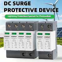 Dispositif de protection contre les surtensions DC SPD 500V 600V 100V 2P 3P 4P 20KA 40kA T2, bipolaire, 2 pôles, dispositifs de protection contre les surtensions DC solaires photovoltaïques