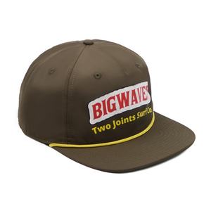 Imprimé personnalisé non construit 5 panneaux Snapback Hat Sports Rope Snapback Cap pour hommes - Product Image 3