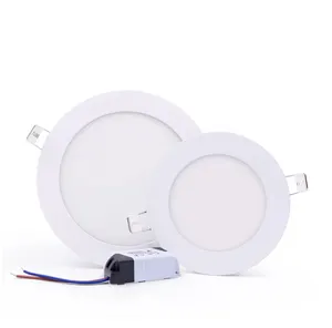 wholesale Cheap Price Hot sale OEM ODM SMD 24v DC 15W 18W 24W Led Recessed ceiling Slim Ceiling Round LED Panel Light