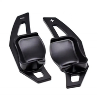 SYPES Aluminium-Schaltwippen für VW Golf 5 6 MK6 MK5 B6 B7 CC Polo Sharan Seat Leon Lenkrad-Schalthebel Verlängert