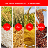 Machine agricole 4 en 1, moulin à riz multifonctionnel, maïs, café, écorce de riz, décorticage du riz, machine à moudre le riz avec tamis vibrant