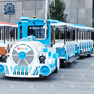 Tren sin rieles grande de fibra de vidrio para áreas escénicas al aire libre, centros comerciales y carnavales - Product Image 3