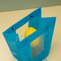 Boîtes d'emballage pliables en PVC/PET/PP en gros avec logo personnalisé et impression UV pour sacs cadeaux et sacs à fleurs (usage industriel)