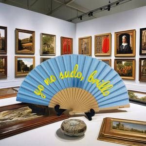 Abanicos Plegables Portátiles de Seda Ywbeyond, Abanicos de Bambú Tallados a Mano Personalizados, Recuerdos de Boda Personalizados, Regalos para Invitados, Filipinas - Product Image 3