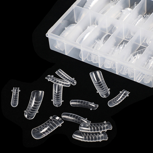 12 Tailles, Logo Personnalisé, Formes Doubles en Gel PP pour Ongles, Moules d'Extension Rapide pour Manucure - Product Image 5