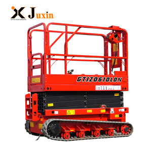 Piattaforma Elevatrice a Forbice Cingolata Elettrica Certificata CE per Tutti i Terreni, Sollevatore Mobile Cingolato per Costruzioni Esterne - Product Image 2