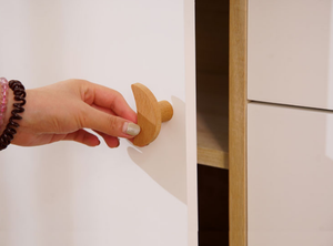 Hình Trái Tim Đồ Nội Thất Chế Biến Gỗ Xử Lý Tủ Núm Tay Cầm Bằng Gỗ Cho Đồ Nội Thất Trẻ Em Đồ Nội Thất Nhà Bếp Xử Lý - Product Image 4