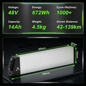 <span class=keywords><strong>Batterie</strong></span> au lithium pour vélo électrique DCH-006 48V 10.4Ah 12Ah 14Ah pour vélo électrique pliable Shengmilo /LectricXP/lankeleisi - Product Image 2
