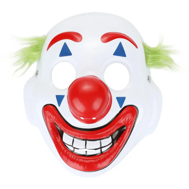 Halloween Joker Mask Arthur Fleck Cosplay DC Movie Clown Costumes puntelli Halloween Party Mask Cosplay Movie Joker