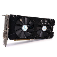 MAXSUN RTX2060 6GB GDDR6 Carte graphique de jeu 1920 CUDA Cores 1680MHz Fréquence de cœur 192 bits Refroidissement à double ventilateur Carte vidéo pour PC de bureau
