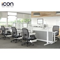 Chaise de bureau ergonomique à dossier moyen avec soutien lombaire, réglable en hauteur, pivotante, en tissu, chaise de direction en maille, chaise de bureau ergonomique