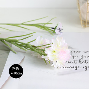 Margherite artificiali a <span class=keywords><strong>3</strong></span> teste di alta qualità fiori colorati di <span class=keywords><strong>margherita</strong></span> di seta INS decorazione di nozze Showroom Design - Product Image 2