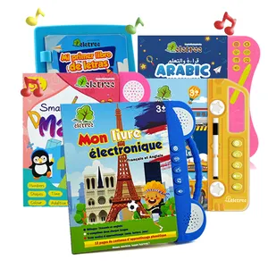Trẻ nhỏ livres En sách lý thuyết âm nhạc tiếng Pháp cuốn sách tương tác cho trẻ em bằng tiếng Anh với âm thanh