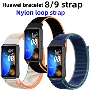 Bracelet de montre sport réglable multicolore respirant en nylon pour <span class=keywords><strong>Huawei</strong></span> 9 8 - Product Image 2