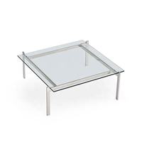 Table console carrée moderne classique italienne avec plateau en verre trempé et acier inoxydable pour salon, hôtel, chambre à coucher