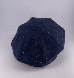 Béret Homme Automne Hiver Entièrement Personnalisé, Logo Personnalisé, Tissu Personnalisé, Tissu en Laine Matelassé, Casquette Newsboy - Product Image 3