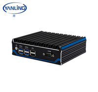 Mini PC de escritorio N1021 con riel Din personalizado con enchufe AMI UEFI BIOS DDR4 RAM Compatible con AU US CN EU