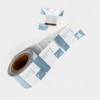 Sachets d'emballage pour herbes médicinales chinoises, scellés sur trois côtés avec fenêtre et encoche de déchirement, pour échantillons de thé et morceaux d'herbes