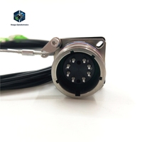 Connecteurs de câbles à fibres optiques extérieurs ZLTC D38999 Arinc 801 Socket FC, contacts en acier inoxydable, 2 pièces, 4 pôles