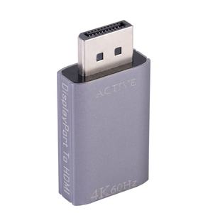 Convertidor <span class=keywords><strong>DP</strong></span> 1,2 macho a <span class=keywords><strong>HDMI</strong></span> 2,0 4K 60Hz 2K 165Hz 1080P 240Hz Adaptador compatible con tecnología ATI Eyefinity <span class=keywords><strong>DP</strong></span> a <span class=keywords><strong>HDMI</strong></span> - Product Image 3