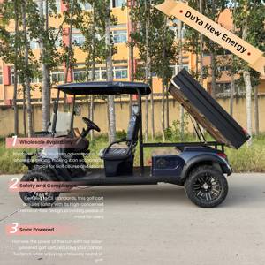 รถกอล์ฟแบตเตอรี่ลิเธียม 72V/48V ระบบกันสะเทือนอิสระ 2 ที่นั่ง ความเร็ว 30-50 กม./ชม. ระยะทาง 90 กม. คอนโทรลเลอร์ Imbor 3528 รับน้ำหนักได้ 510 กก. - Product Image 6