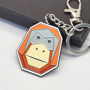 Atacado personalizável chaveiro metal promoção turista publicidade esmalte chaveiro lembrança chaveiros - Product Image 6