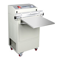 Machine de mise sous vide pneumatique semi-automatique 600 mm 2 kW à aspiration externe, pour l'emballage commercial, hôtelier, alimentaire et textile, PLC CE 220V/110V
