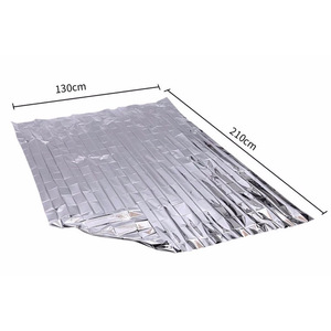 YOKOO – couverture de survie d'urgence, 130x210cm, réfléchissante en PET, couverture isolante imperméable pour l'extérieur, pour la randonnée, le camping, le sauvetage - Product Image 2