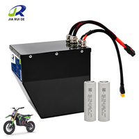 Baterai Cair Pengganti Tahan Air Kelas A 72V 24Ah 27Ah 30Ah untuk Sepeda Motor Listrik & Motor Trail Bertenaga Tinggi