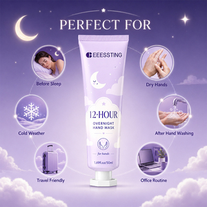 Crème pour les mains personnalisée avec logo, soin des mains, anti-gerçures, nourrissante, réparation de la barrière cutanée, hydratation longue durée, lanoline, céramide - Product Image 4