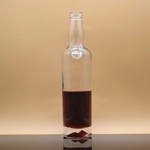 Botella de Vidrio Esmerilado en Forma de Luna para <span class=keywords><strong>Tequila</strong></span> Personalizado de 375 ml, 500 ml y 750 ml, <span class=keywords><strong>Etiqueta</strong></span> <span class=keywords><strong>Azul</strong></span> para Whisky y Bebidas Alcohólicas - Product Image 6