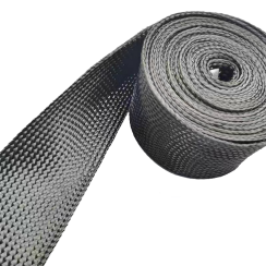 Produk Kaki Palsu Serat Karbon Stockinette Fiber Carbon Braided Sleeve 9 mm untuk Anggota Tubuh Bawah - Product Image 2