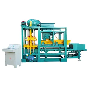 High Quality QTJ4-25C Hydraulic Presses from China Construction Block Making Machine for Cement Bricks Reliable Pump Component