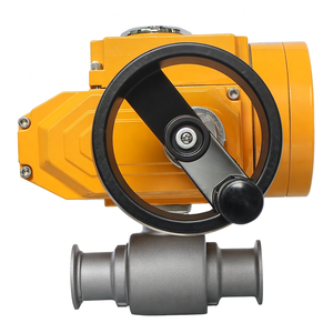 Vanne à boisseau sphérique motorisée électrique anti-explosion en acier inoxydable COVNA OEM 1/2 pouce avec PN1.6MPa et DC12-24V - Product Image 1