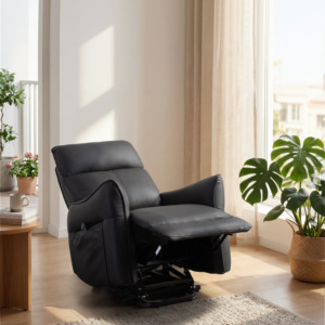 Poltrona Reclinabile Elettrica Moderna e Confortevole in Tessuto con Funzione Massaggio - Product Image 5