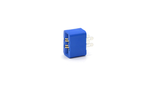 Conector de ranura de borde para bus 805 de 3.96*5.08mm, 4P, tipo de cable para soldar, azul, H:12.0mm, contacto chapado en oro - Product Image 6