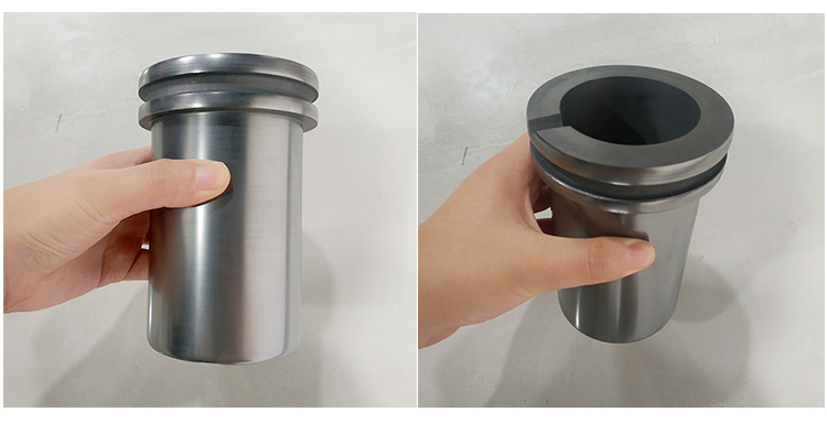 Aucune fissuration Four de Fusion En Céramique Creuset En Graphite pot 2kg 3kg 4kg 5kgs 6kg 8kg 12kg