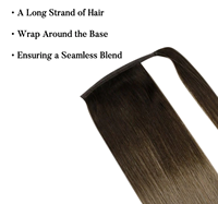 Extensions de queue de cheval en cheveux humains vierges 100% naturels européens, cuticules alignées, Remy, pour femmes