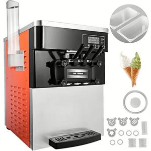 US Ready Stock Markdown Sale 20-28L/H 2200w Softy <b>Ice</b> <b>Cream</b> <b>Machine</b> Chinese <b>Ice</b> <b>Cream</b> <b>Machine</b> - Product Image 1