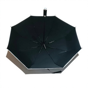 ร่มพับคุณภาพสูงขายส่ง พร้อมแถบสะท้อนแสงแ<span class=keywords><strong>ล</strong></span>ะด้ามจับไฟ LED - Product Image 2